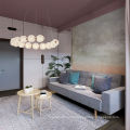 Crystal Ball Chandelier Pendant Light Lampes décoratives